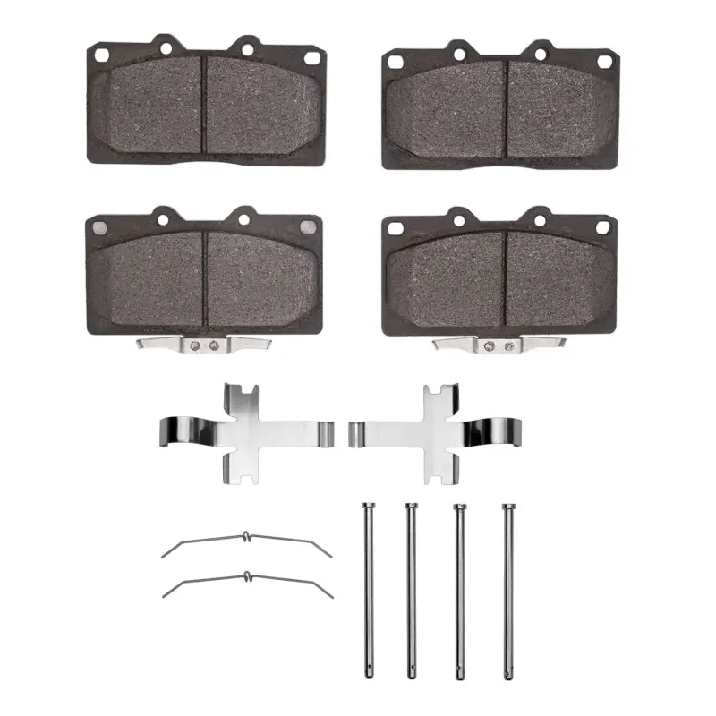 R1 Semi-Metallic Front Brake Pad & Hardware Kit For 1991–1999 Dodge Stealth 1