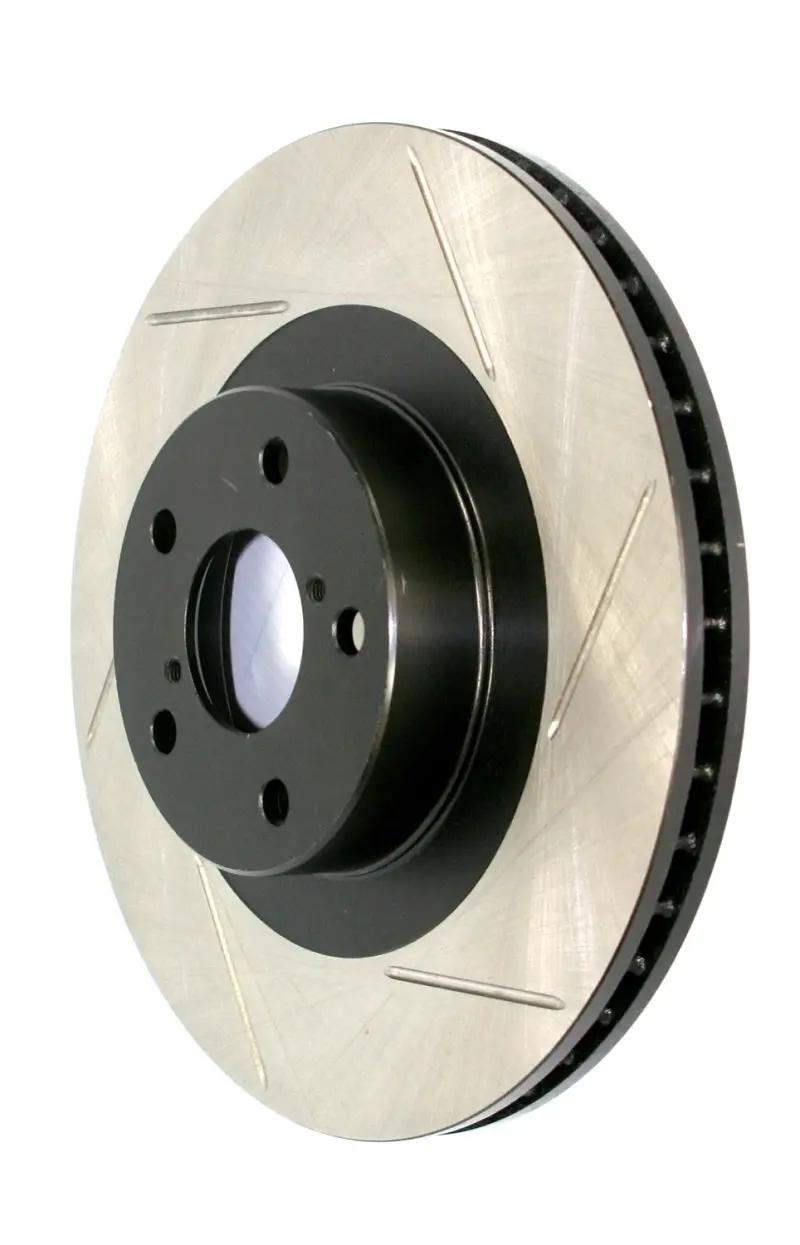 Stoptech Power Slot Slotted Rear Brake Rotors — 1994–1997 & 1999–2005 Mazda Miata (Compatible With Stock Suspension Only) 2