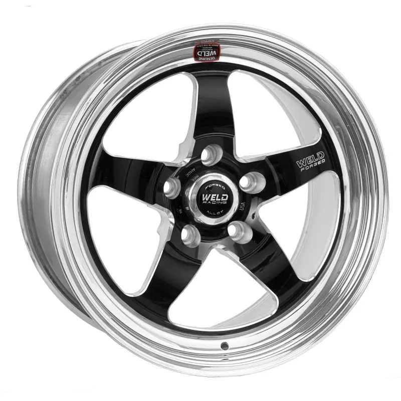 Weld S71 Black Alloy Wheel – 17X7 Inches, 5X4.75 Bolt Pattern, 4.4-Inch Backspace, Low-Pad Finish 1