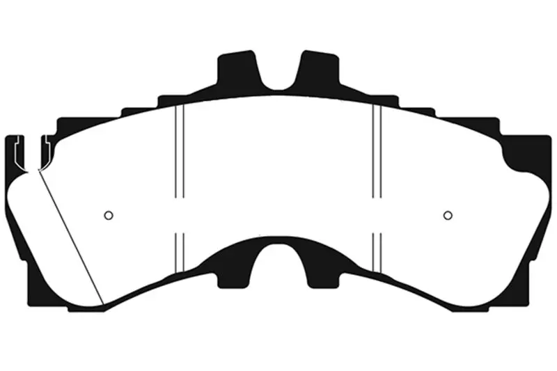 Ebc Redstuff High-Performance Front Brake Pads For 2018+ Lexus Lc500 5.0L 1