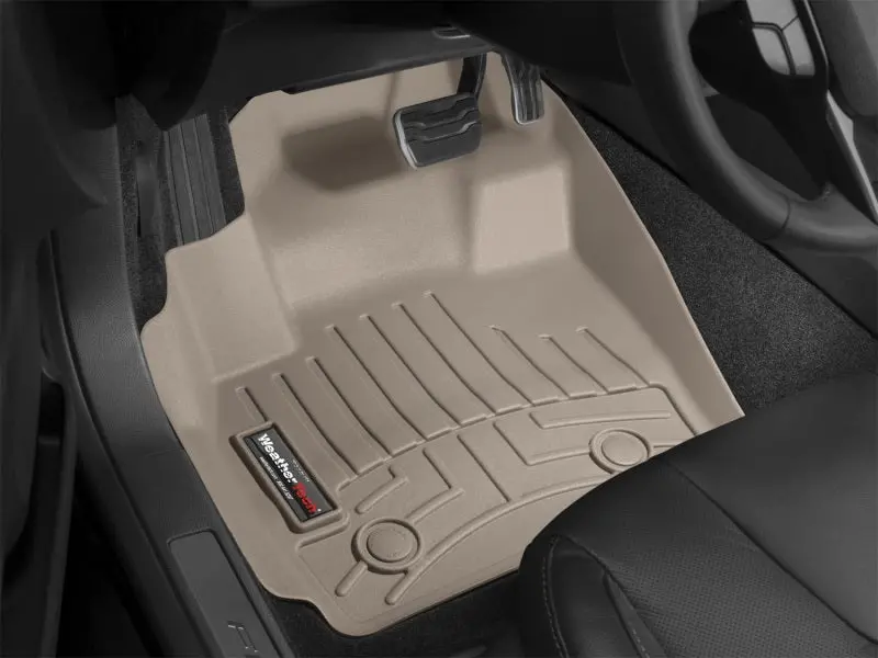 Weathertech Front Floorliner In Tan For 2000–2007 Mercedes-Benz C-Class (W203) 1