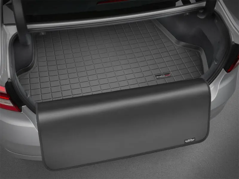 Weathertech Custom Cargo Liner With Bumper Protector For 2011–2013 Acura Mdx — Tan 1