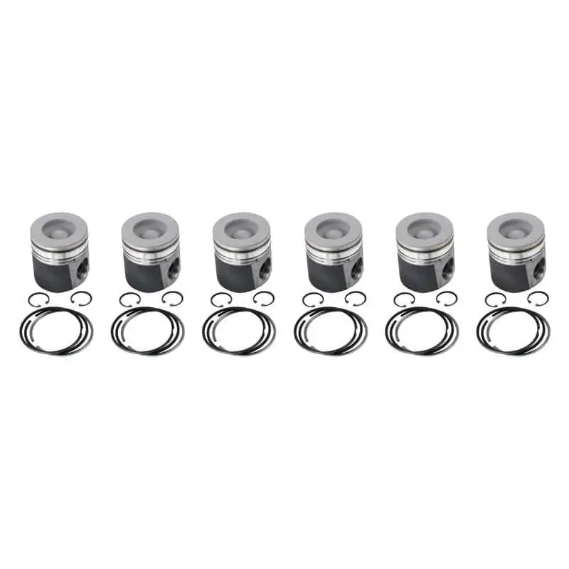 Industrial Injection 89-93 Dodge 12V Mahle Piston .040 Oversized W/ Rings / Wristpins / Clips 1
