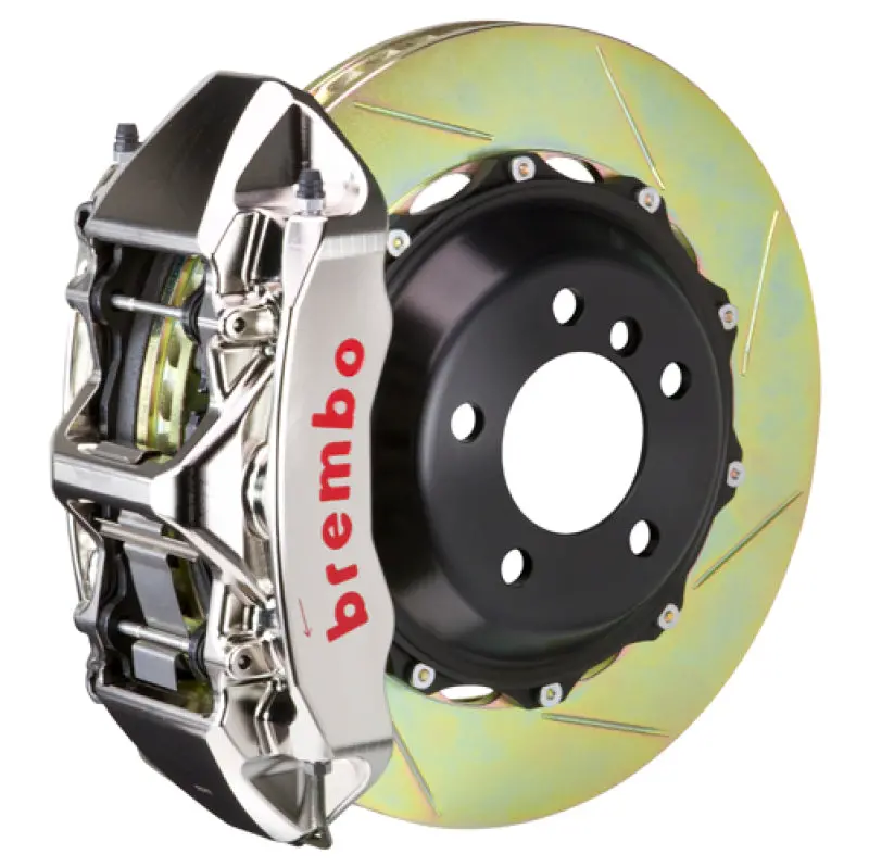 Brembo 05-08 Magnum W/V6 Engine Exc Awd Fr Gtr Bbk 6Pis Billet 355X32 2Pc Rtr Slot Type1-Nickel 1