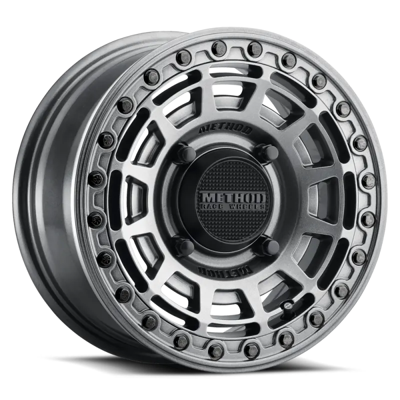 Method Mr415 Beadlock 15X7 / 5+2/38Mm Offset / 4X156 / 132Mm Cb Graphite Wheel - Gloss Graphite Ring 1