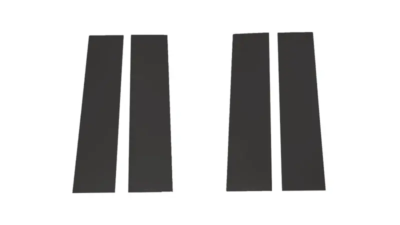 Putco Black Platinum Pillar Post Trim Kit – 6-Piece Set For 2020 Silverado/Sierra Hd 2500/3500 Crew & Double Cab 1