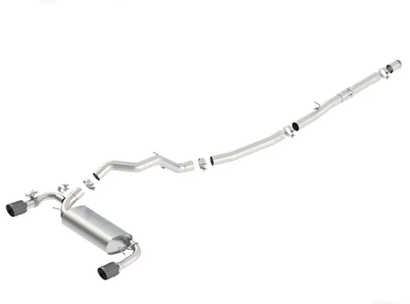 Borla Atak Cat-Back Exhaust System – Tuned For 2016–2017 Ford Focus Rs 2.3L Turbo, Single-Split Exit 1