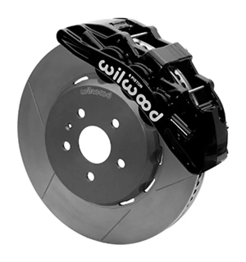 Wilwood Sx6R Front Slotted Brake Kit – 15-Inch Lug-Drive, Black Finish With Lines For 2010–2014 Camaro Ss 1