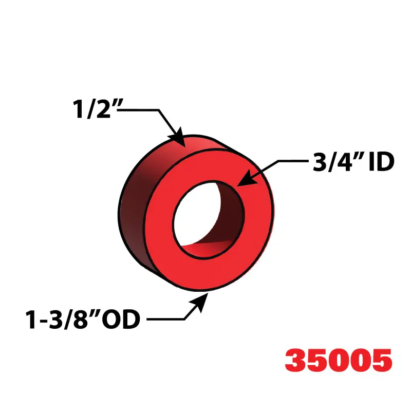 Spc Performance Kenworth Shim Kit — 1/2-Inch Thickness, Pack Of 6 1