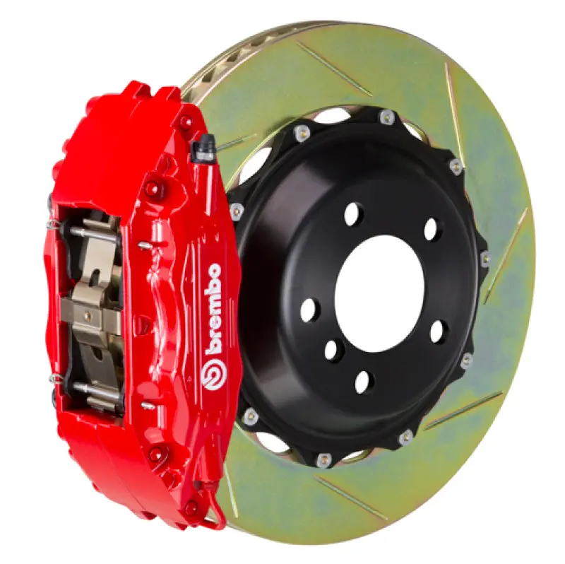 Brembo Gt Big Brake Kit For 2003–2008 Infiniti Fx35/Fx45 – Front, 4-Piston Calipers, Slotted 380×32Mm Two-Piece Rotors 1