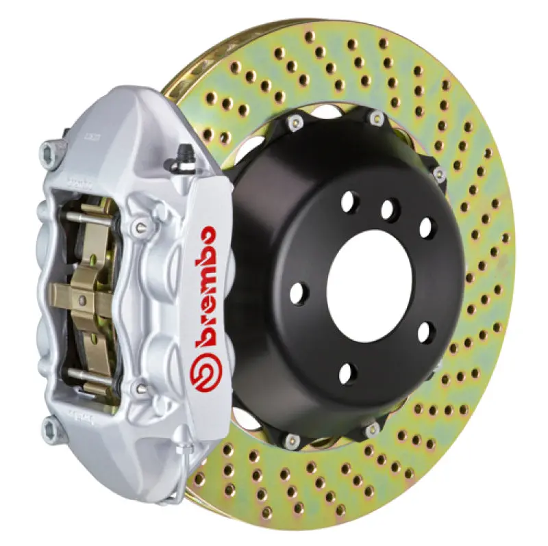 Brembo Gt Rear Big Brake Kit — 4-Piston Calipers & 380X28Mm 2-Piece Drilled Rotors For 2020+ Jeep Gladiator 1
