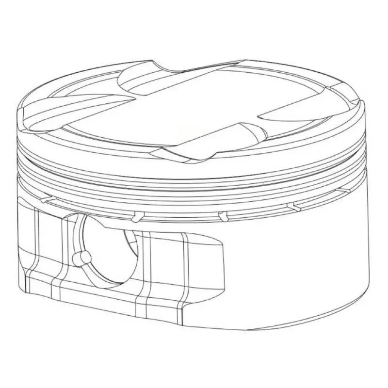 Cp Pistons & Rings Set For Audi 2.0L Tsi Ea888 Engine – 83Mm Bore, +0.5Mm Overbore, 9.5:1 Compression Ratio 1