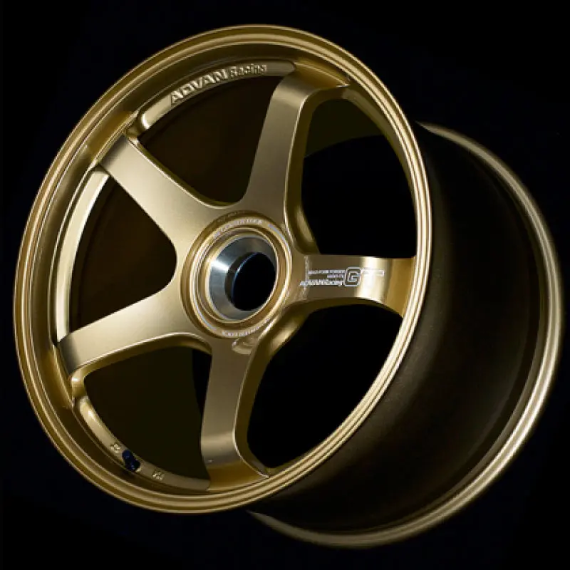 Advan Gt Center-Lock Racing Wheel For Porsche – 19X9, +46 Offset, Brass Gold Finish 1