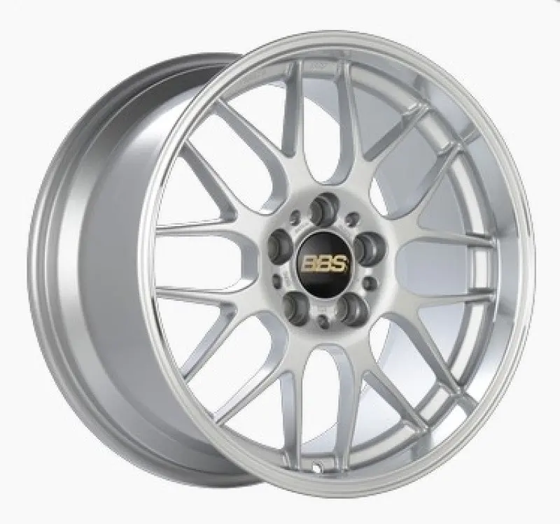 Bbs Rg-R Forged Alloy Wheel — 19X8.5", 5X114.3Mm, Et18, Sport Silver With Polished Lip (Requires Pfs Clips & -82Mm Offset) 1